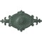 Ekena Millwork Quentin Ceiling Medallion, Hand-Painted Cloud Burst, 23 1/2"W x 12 1/4"H x 1 1/2"P CM23RO1CBF - alternate 1
